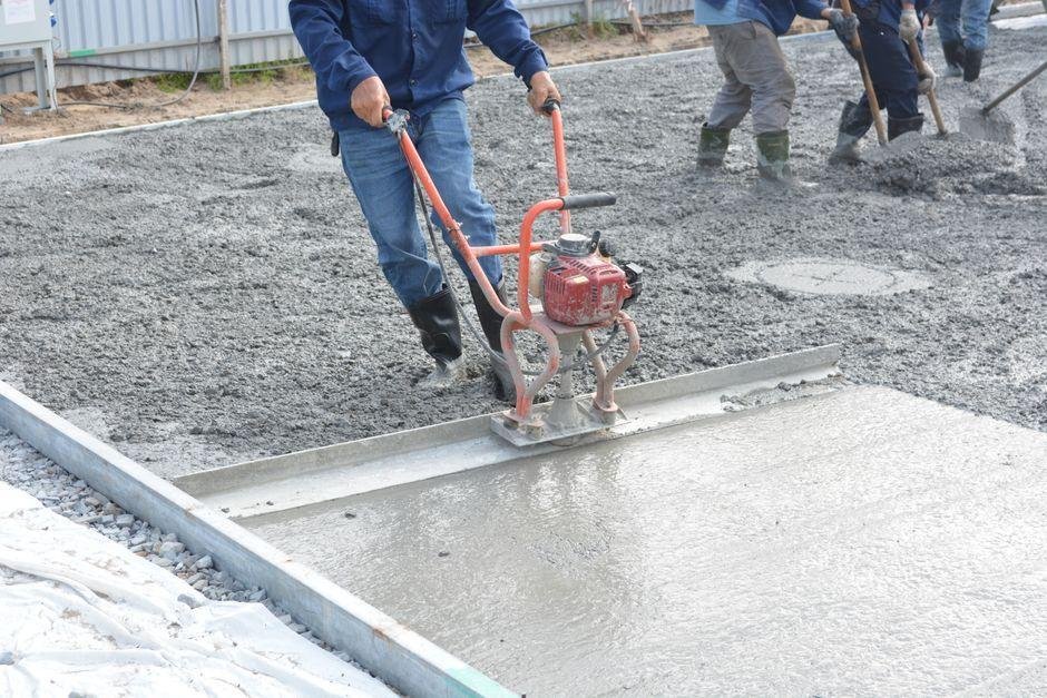 Coulage de dalle béton armé pour terrasse dans le Morbihan (56)